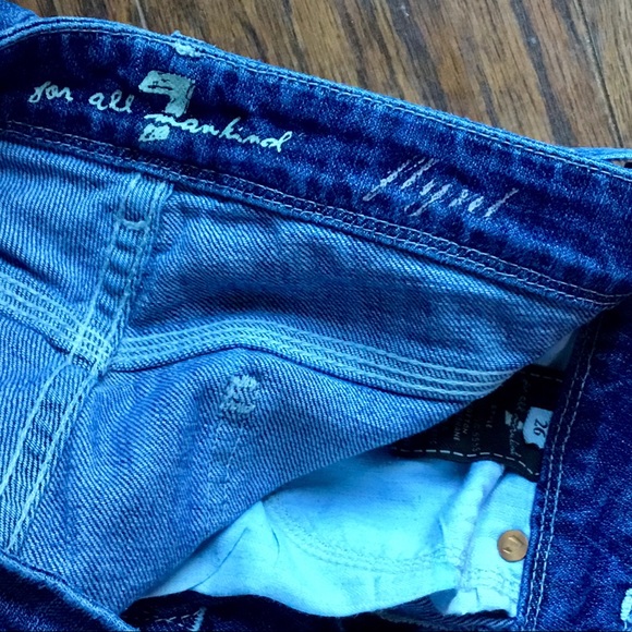 7 For All Mankind Jeans Size 26 Style-Flynn - Picture 8 of 8